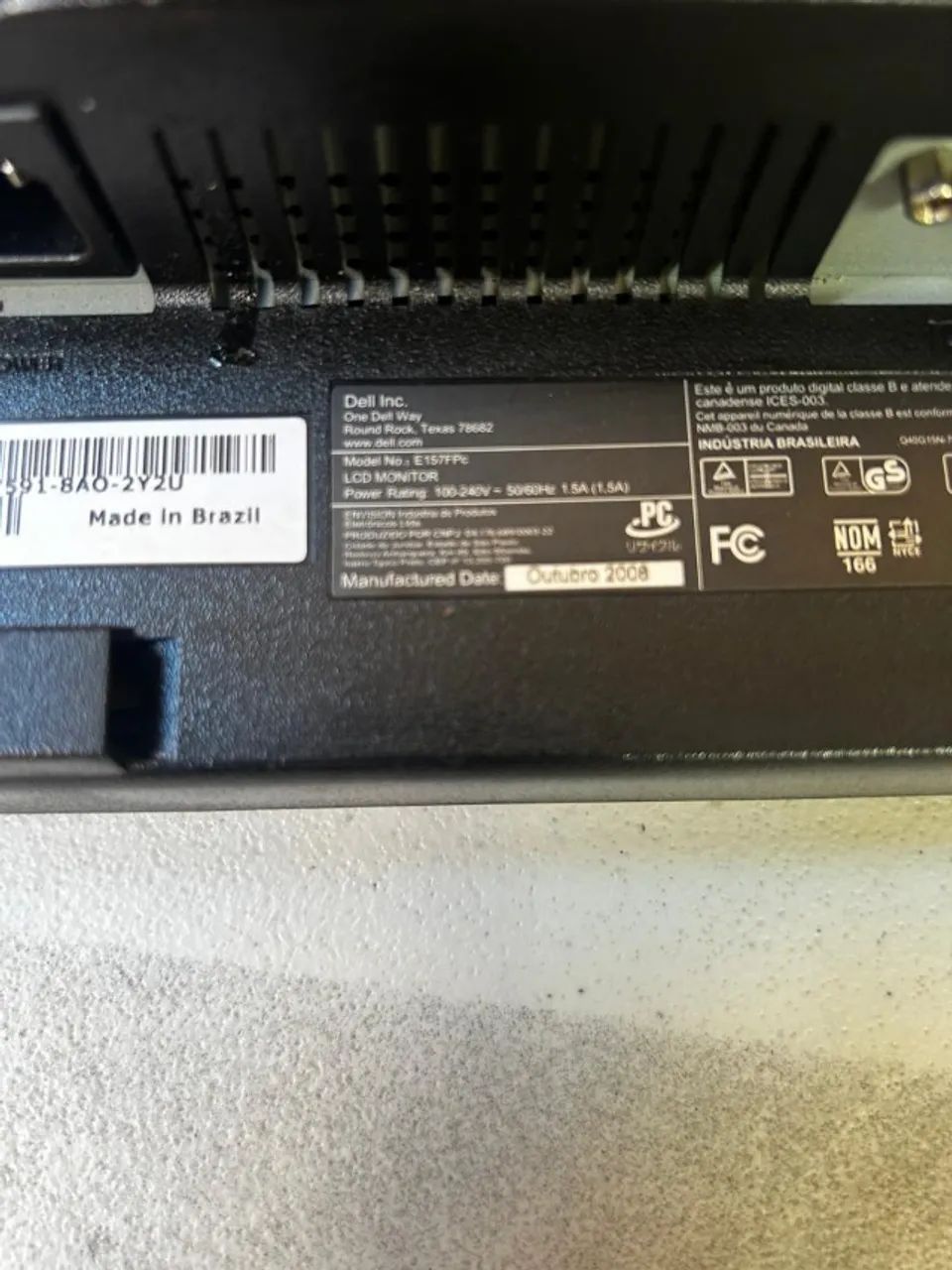 Monitor Dell 15" modelo 15FPC - VGA - Foto 2