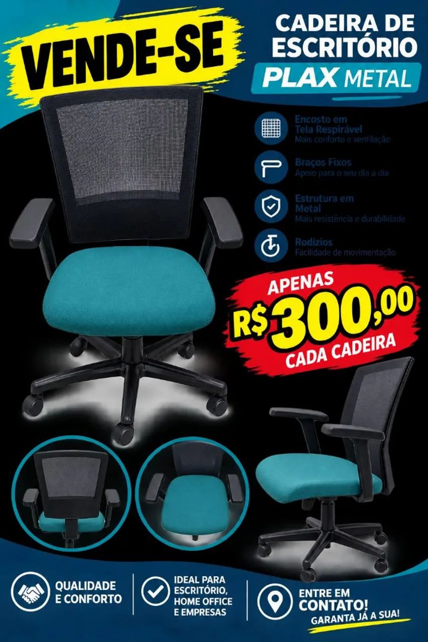 Cadeiras de escritório 