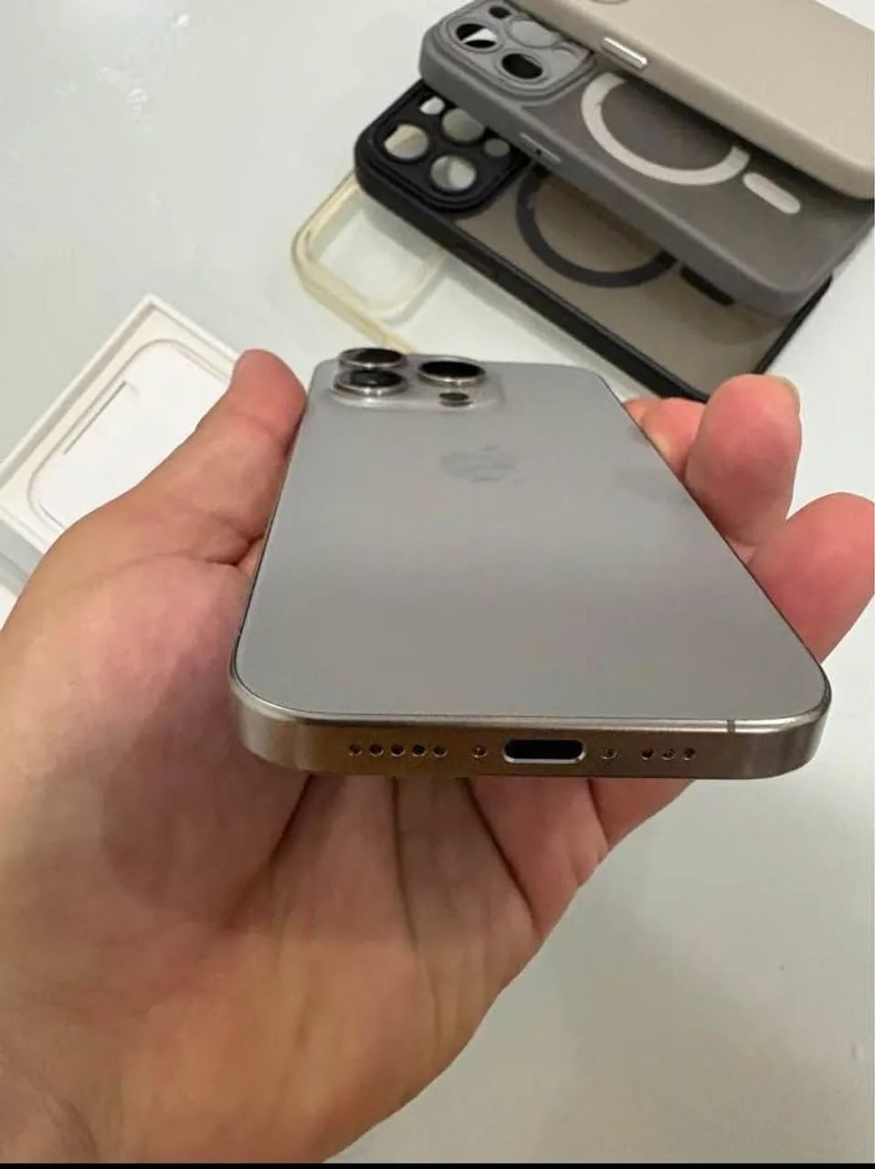 iPhone 15 pro cinza espacial  - Foto 2