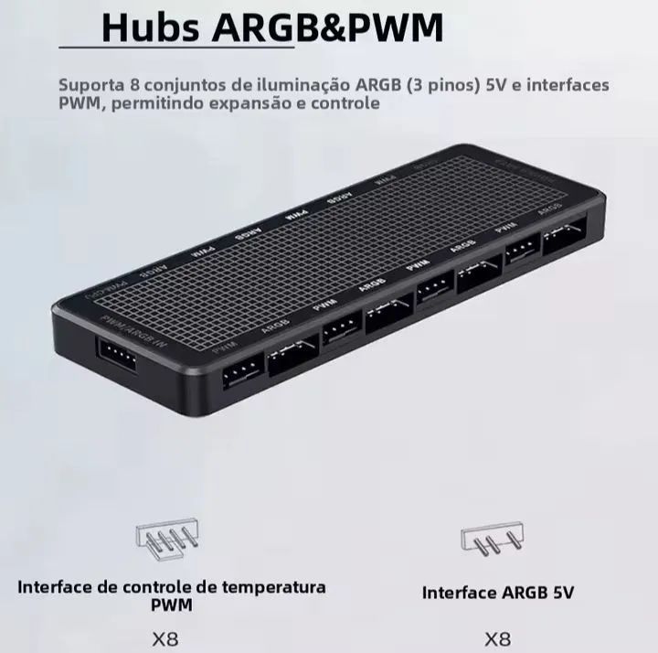 Hub Argb Teucer 8 Portas - Foto 3