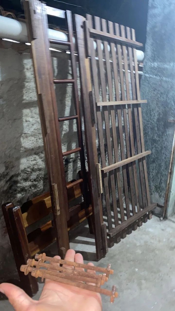 Cama de solteiro madeira boa  - Foto 3