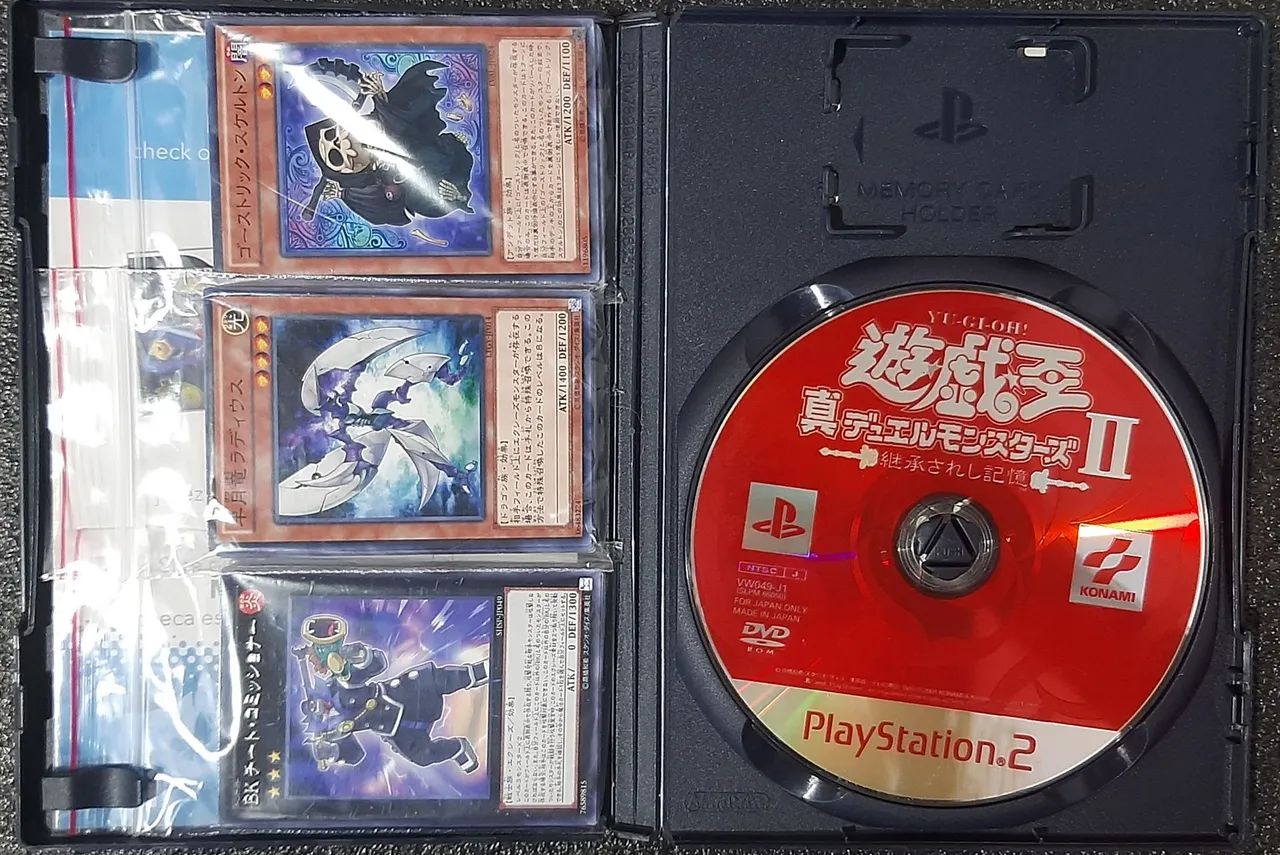 yu-gi-oh! The duelists of the roses do ps2 + 45 cartas + campo de batalha - Foto 2