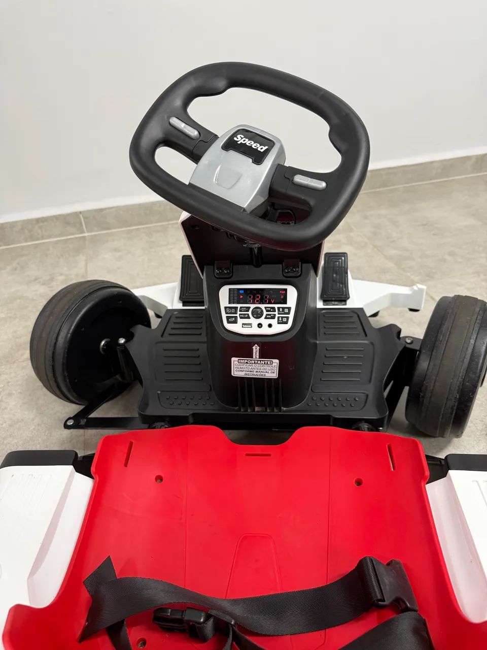 Mini Kart Elétrico Infantil Bandeirante - Foto 4