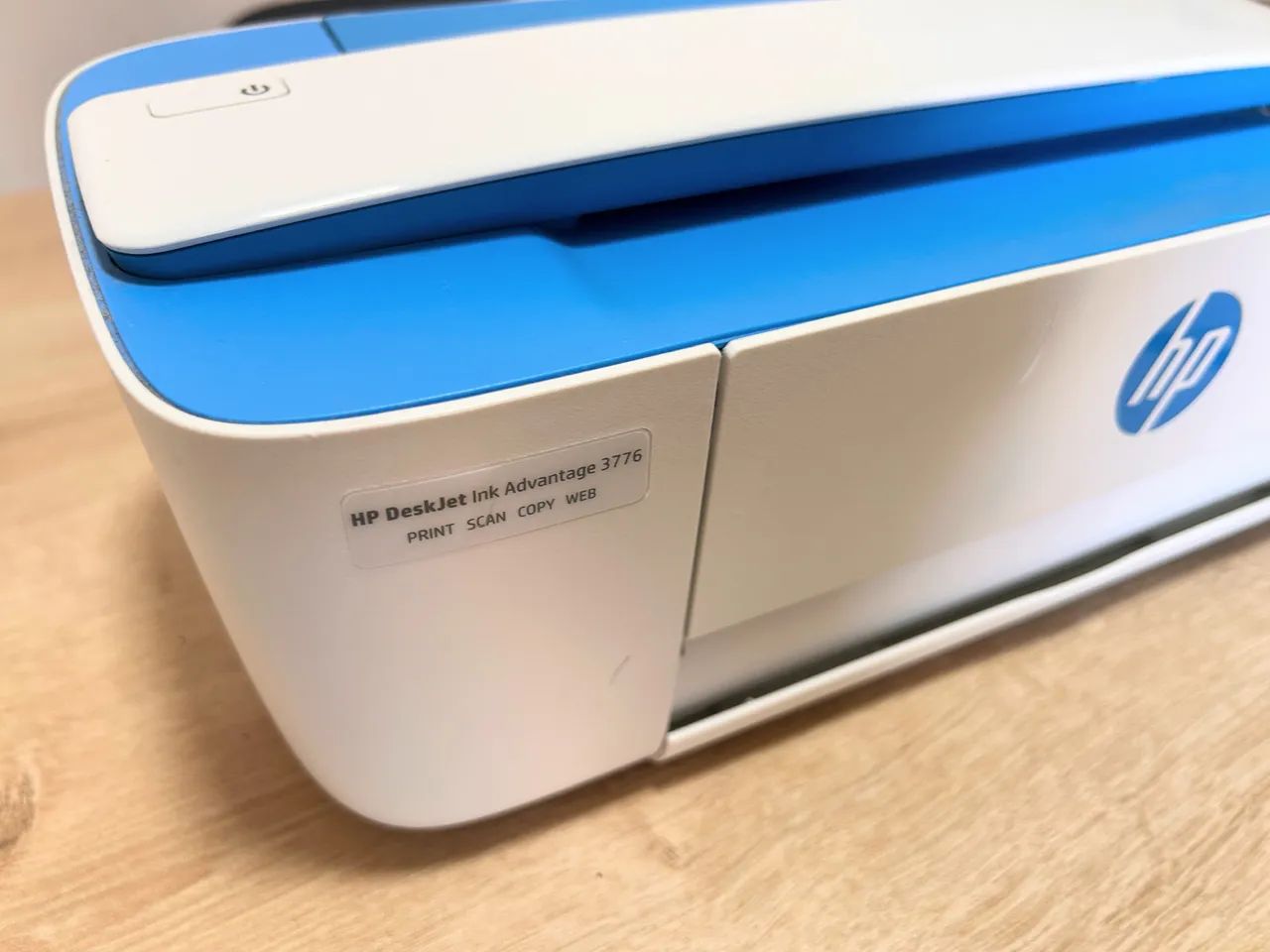 Multifuncional impressora HP Deskjet 3776 (J9V88A), Branco/Azul - Foto 2