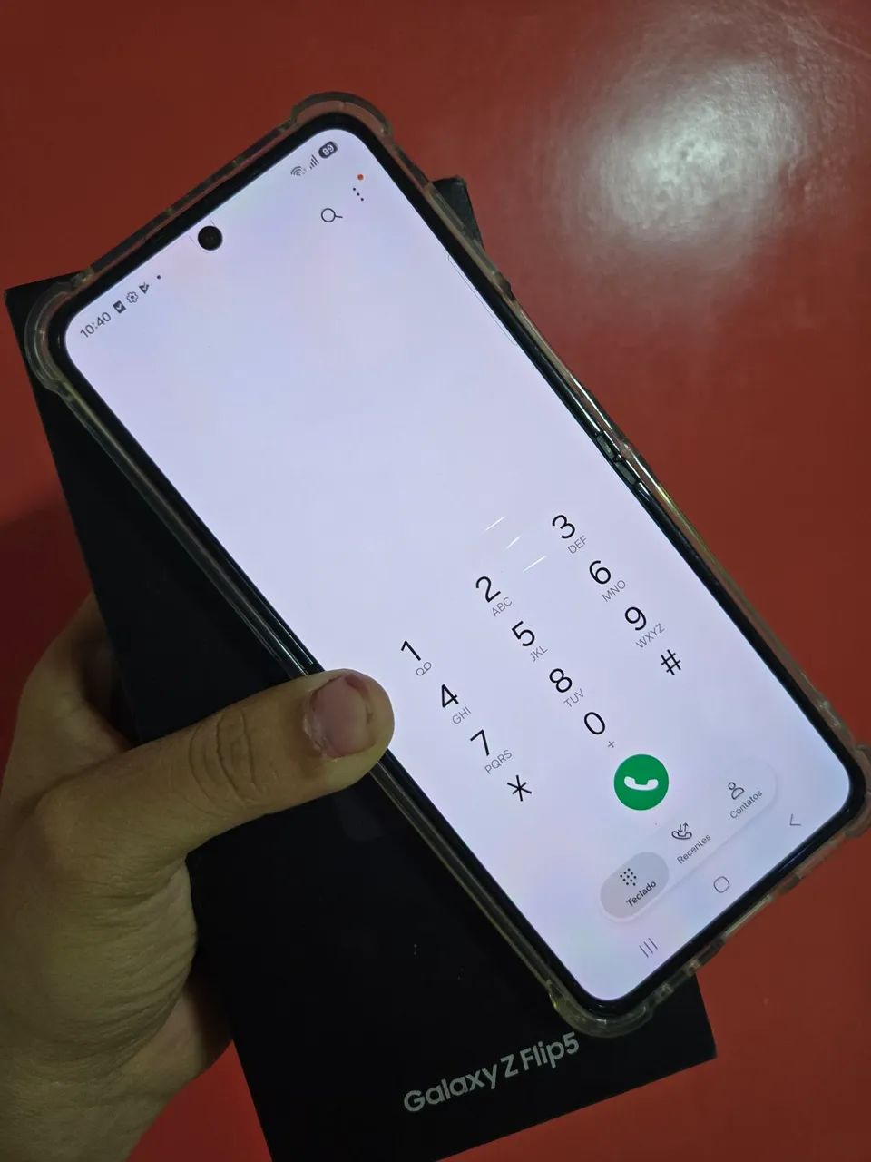 Zflip 5 5125gb impecável,  troco por iphone  - Foto 5