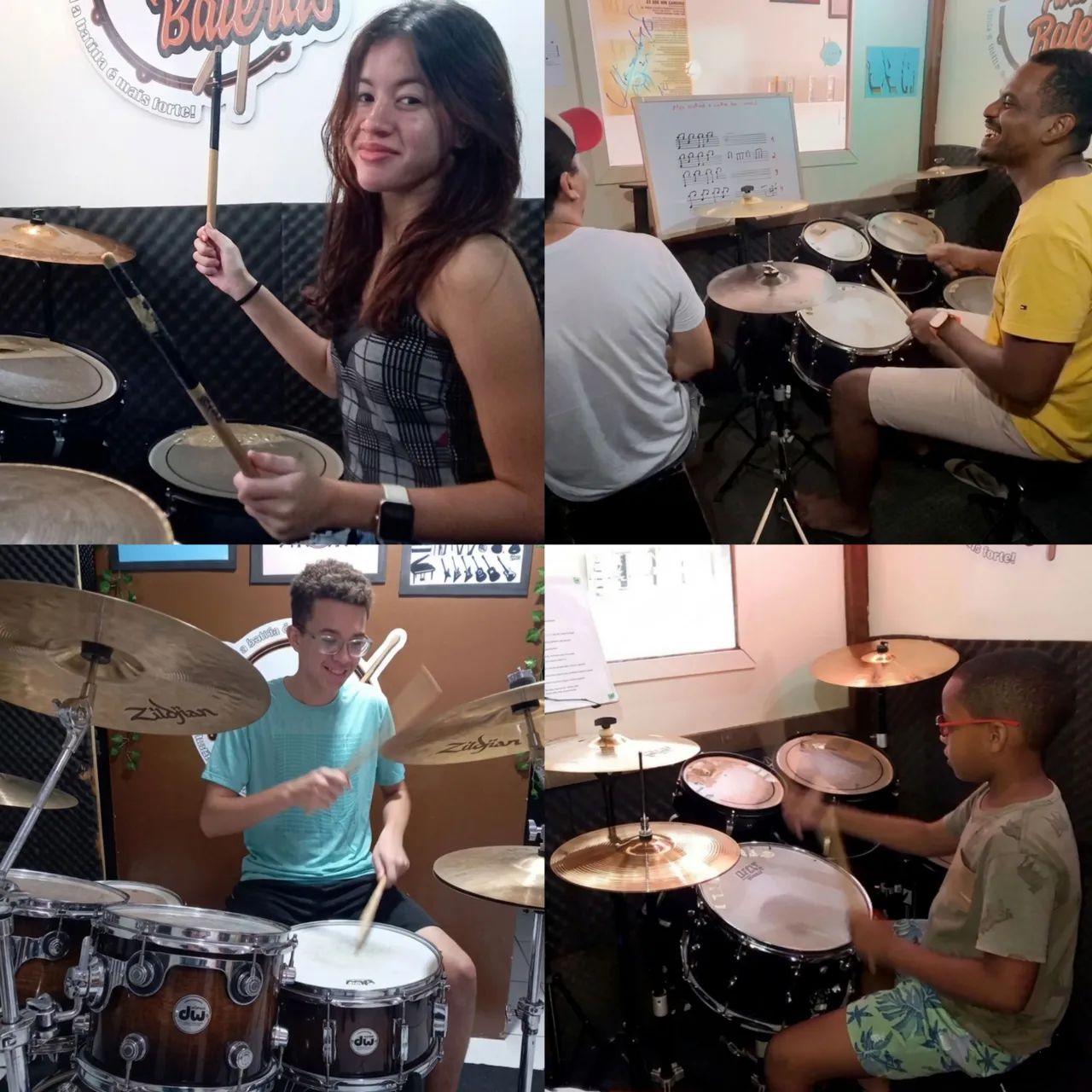 Aula de bateria  - Foto 4