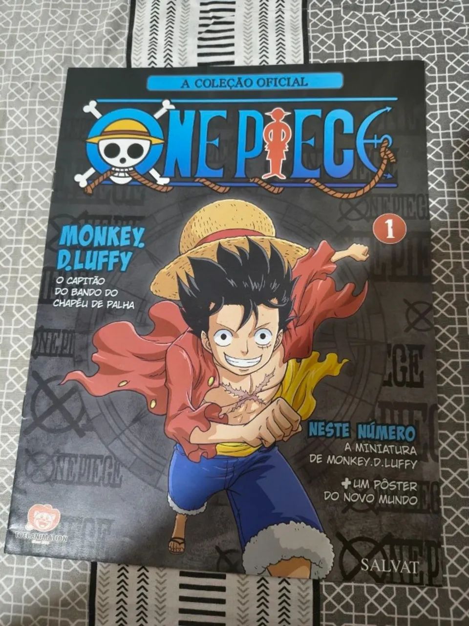 Boneco Monkey D. Luffy - Coleção One Piece Ed. 01