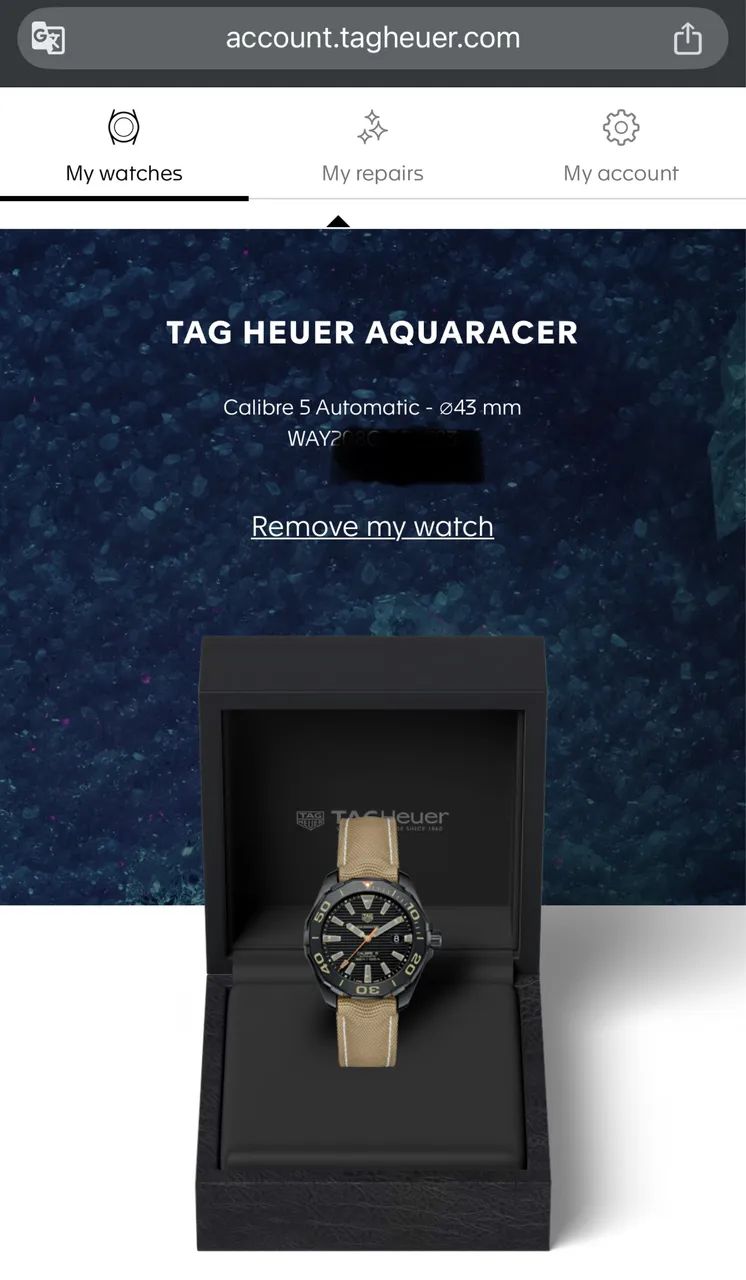 Tag Heuer Aquaracer calibre 5 - titanium  - Foto 5