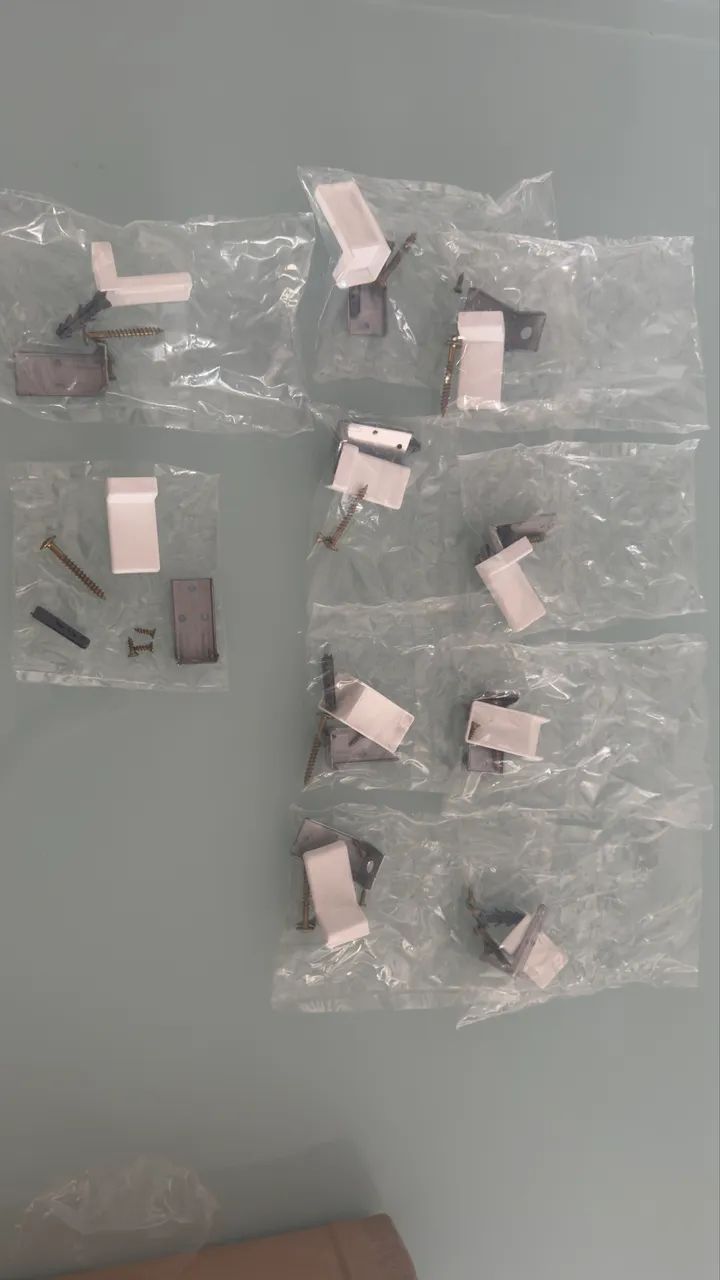 Kit Cantoneira Com 10 Suporte L + Capa L + Parafusos + Bucha . - Foto 6