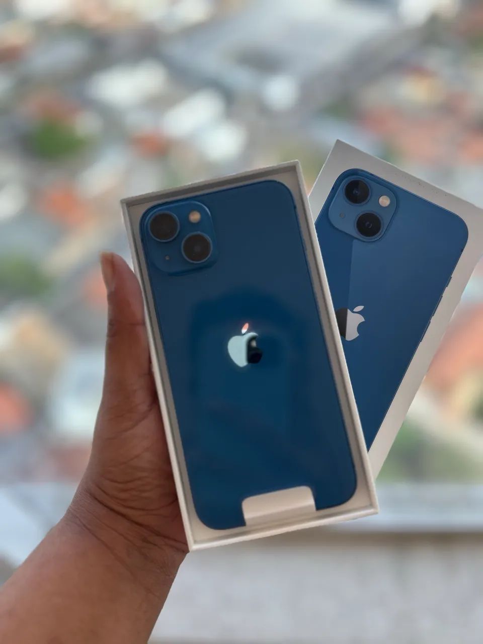 iPhone 13 256GB 77% todo original com caixa azul 