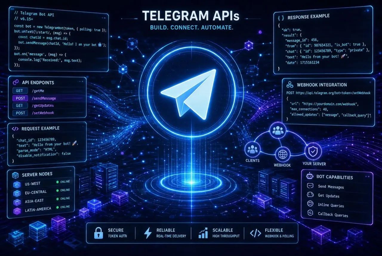 Pack de telegram com apis