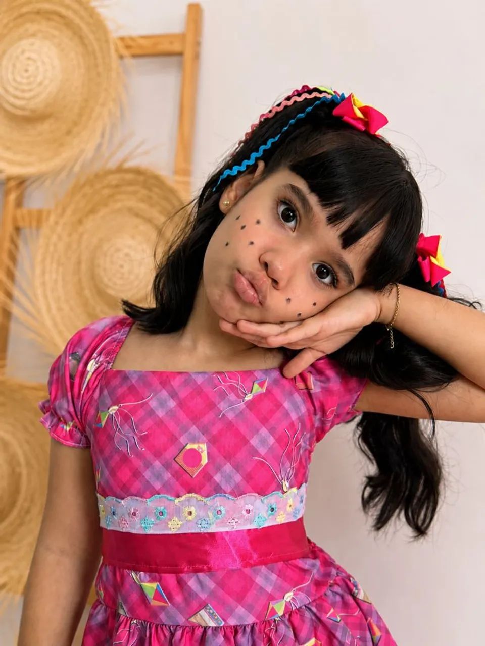 Vestido Infantil Junino - Foto 3