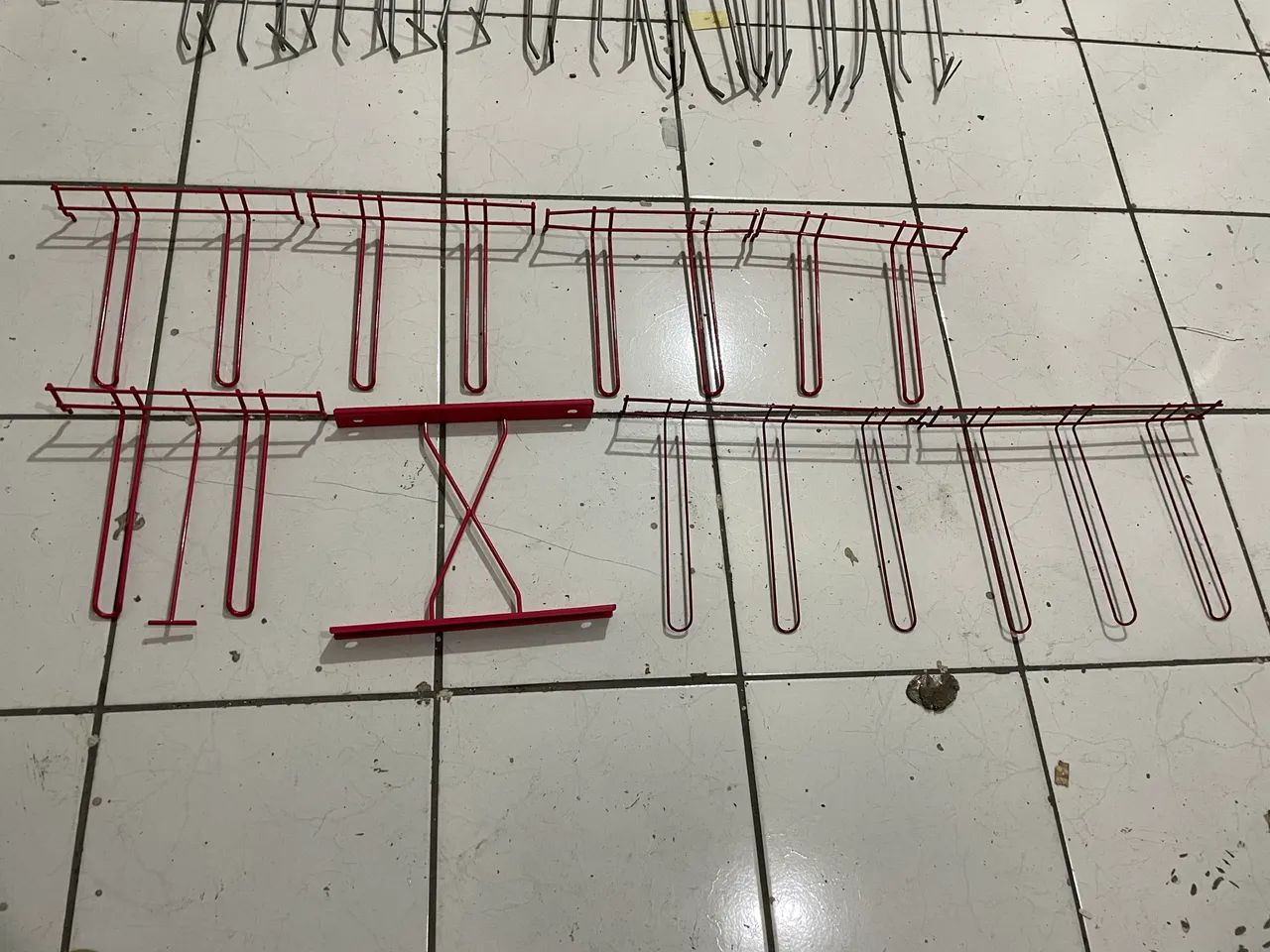 Lote de Gancho Expositor Rosa