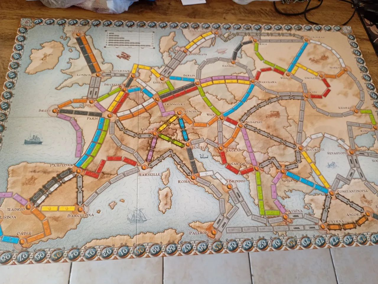 Ticket to ride Europa e expansão  - Foto 3