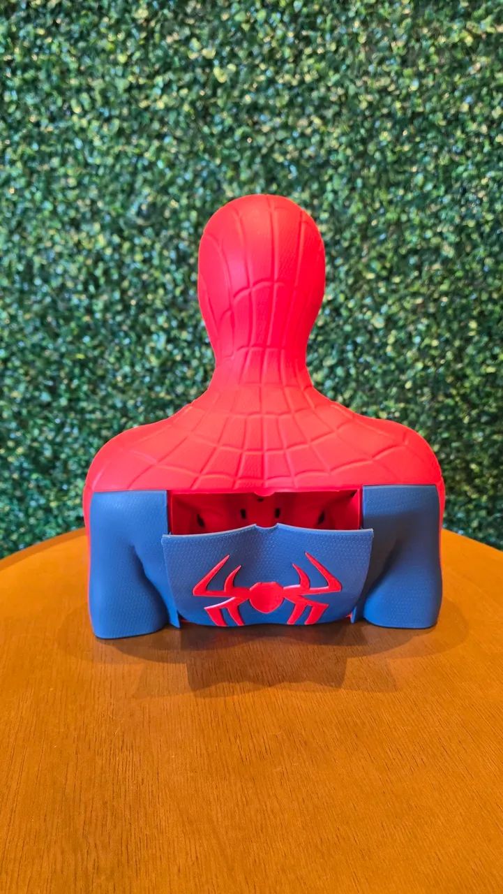 Balde pipoca Busto Homem Aranha - Foto 2