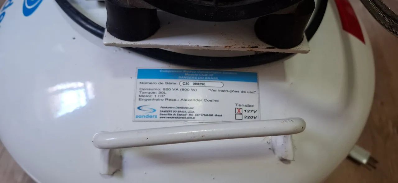 Compressor odontológico sanders  - Foto 3