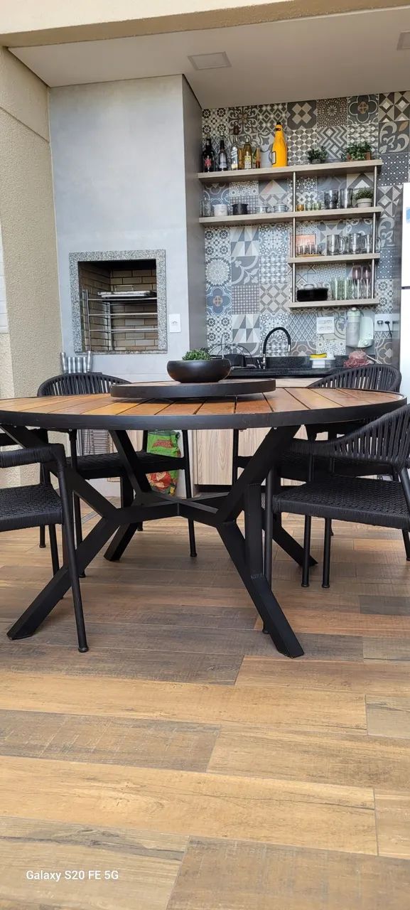 Mesa externa de jardim Fibrartes  - Foto 4
