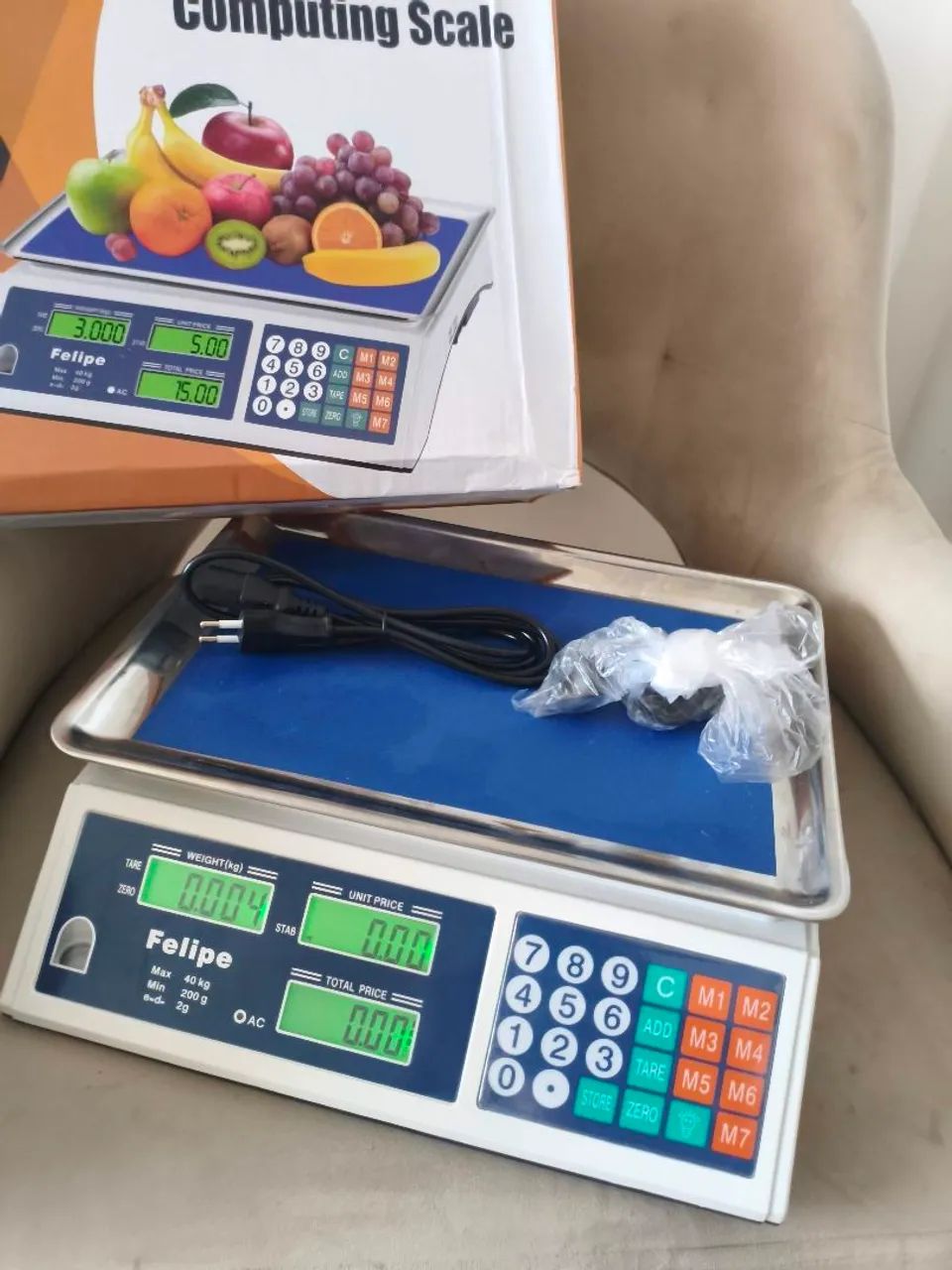 Precisão que Você Precisa! ?*<br>- Balança digital 40 kg eletrônica