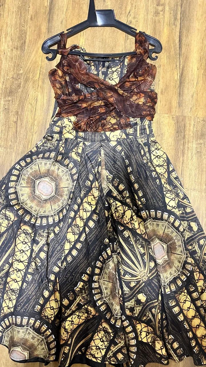 vestido estampado lezalez