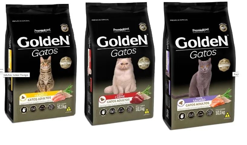 Ração Golden Gatos 10,1KG