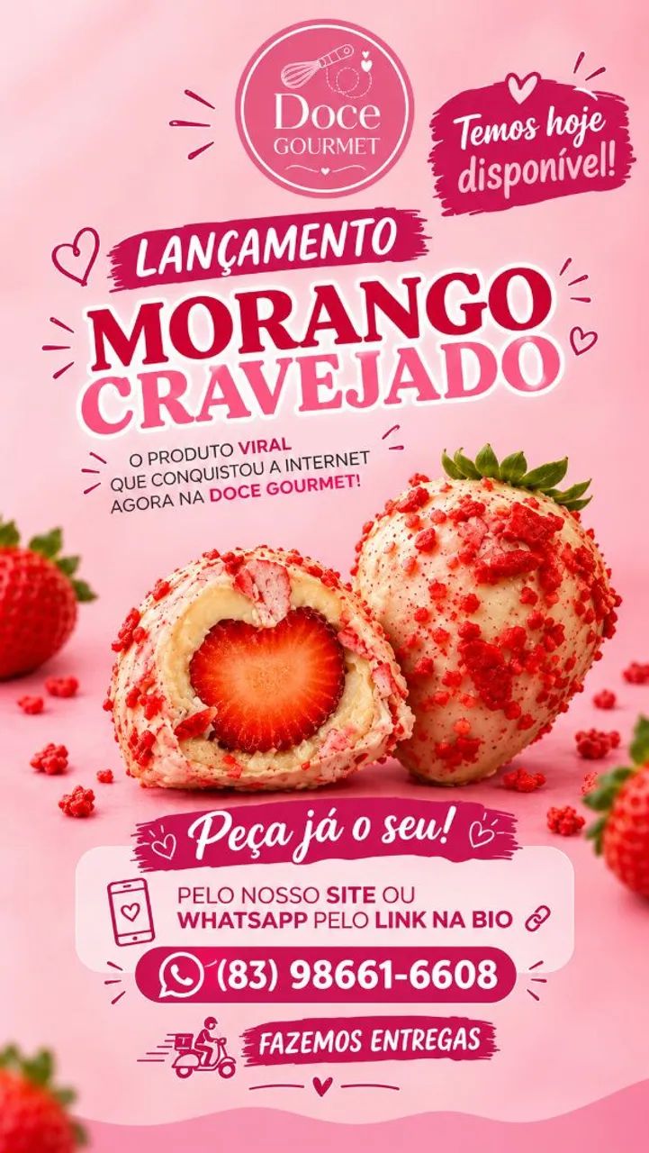 Morango Cravejado 
