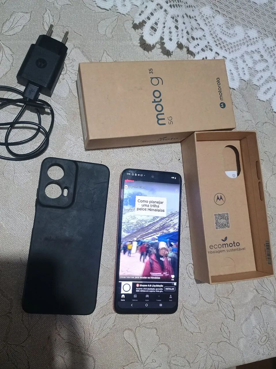 Celular Motog35 256gb semi novo 
