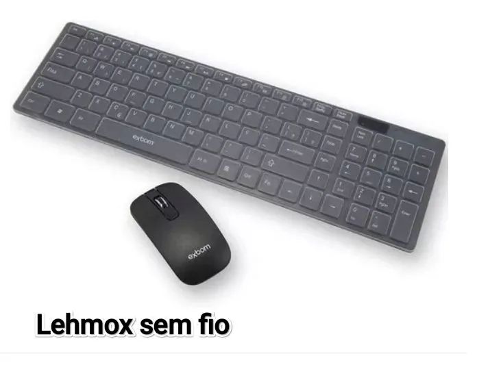 Kit teclado e Mouse sem fio Lehmox Preto Promoção  - Foto 2