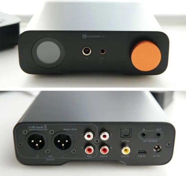 DAC, Amplificador e Pré-Amplificador Fosi Audio ZH3 - Até 2570mW