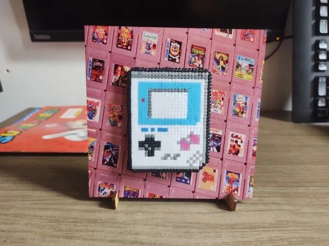 Quadro 3D do Game Boy - Foto 3
