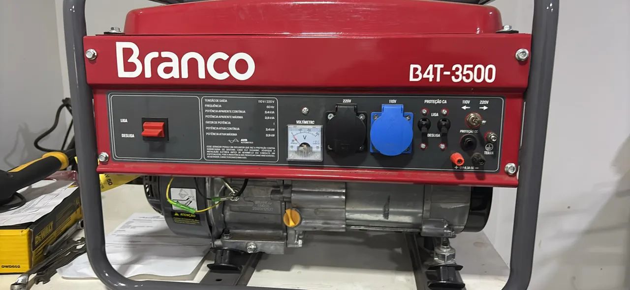 Gerador branco 3,5kva - Foto 2