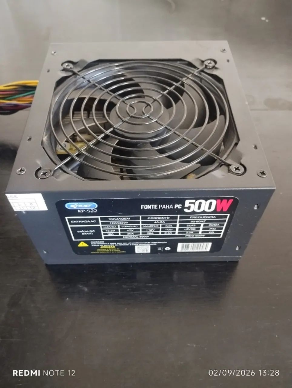 Fonte de 500w para jogos de pc