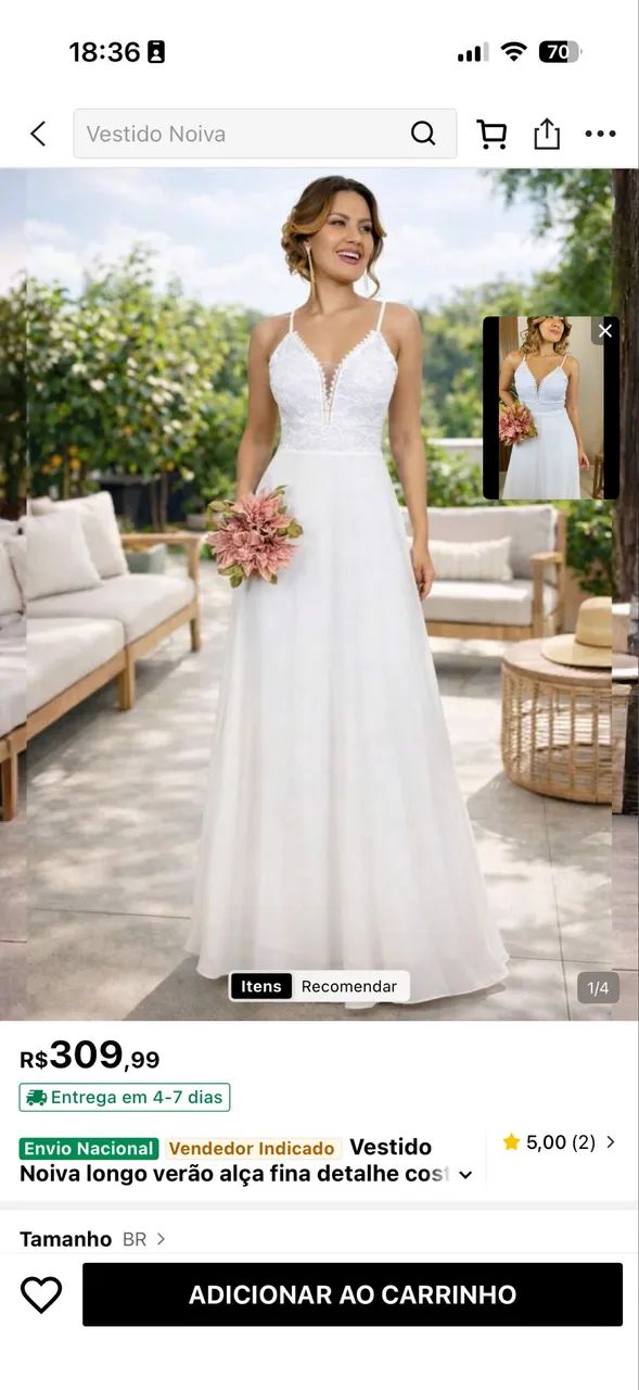 Vendo vestido novo  - Foto 2