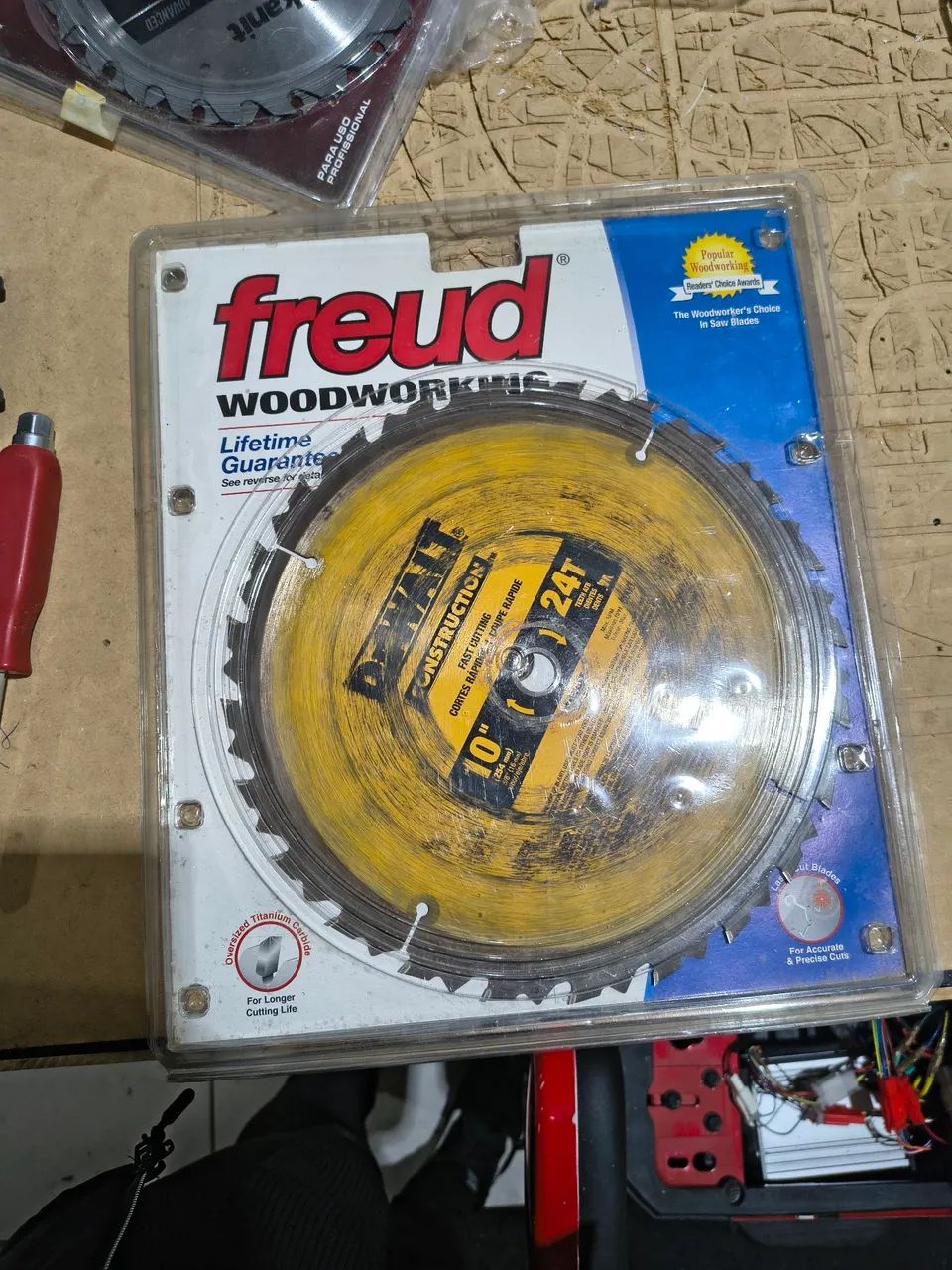 Disco De Serra Circular Dewalt 10 Polegadas 24 Dentes Usado