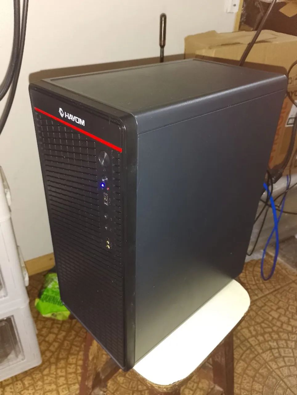 Computador hayom mini itx Celeron com 2gb de ram e 160gb hd - Foto 2