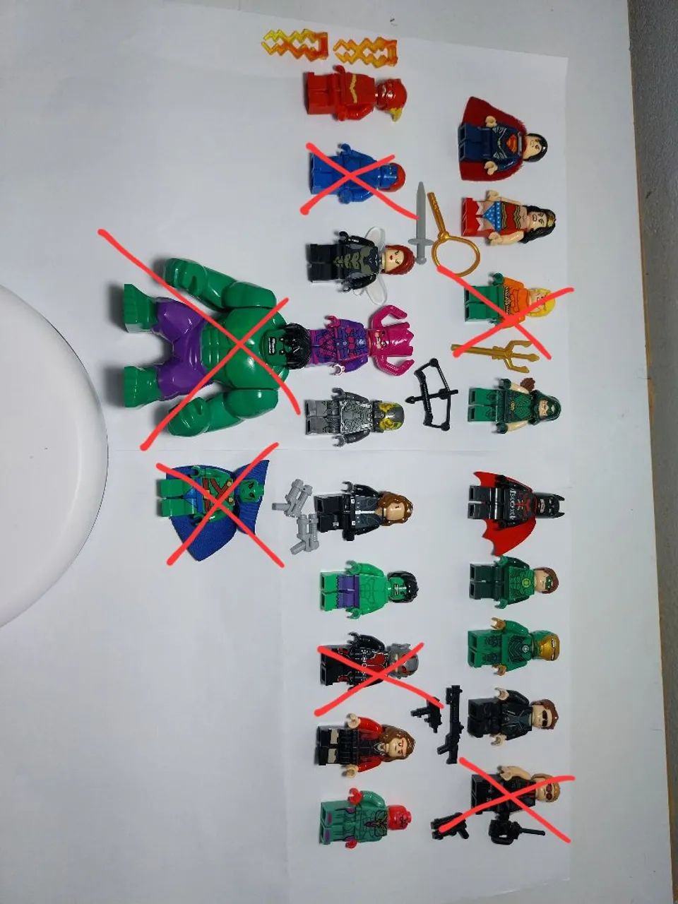 Lego Minifigures Marvel Dc e mais