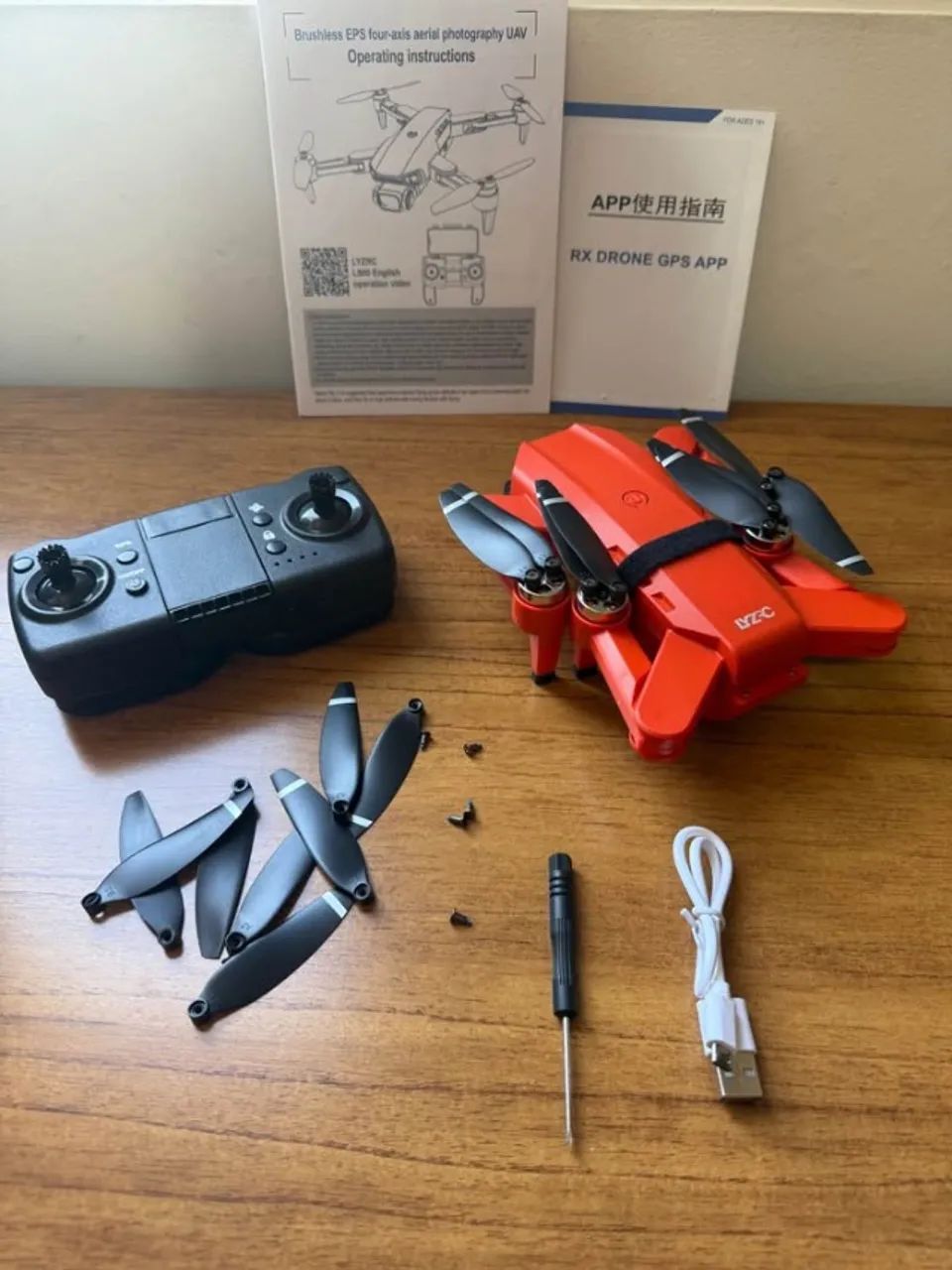 drone a pronta entrega com gps completo filma e grava  - Foto 3