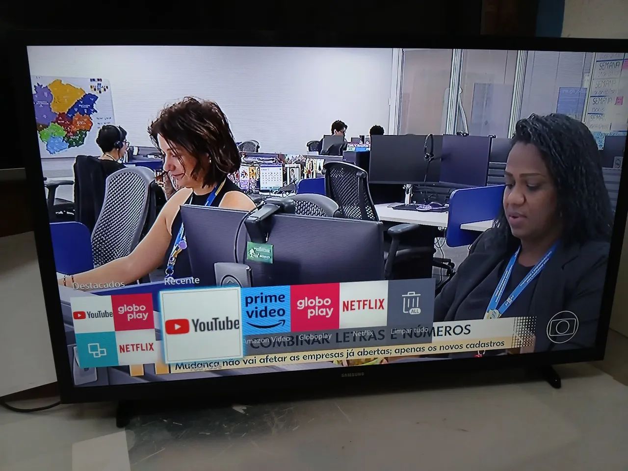 Smart TV Samsung 32 Polegadas. Sem Detalhes. Retirar em Teindade Go - Foto 4