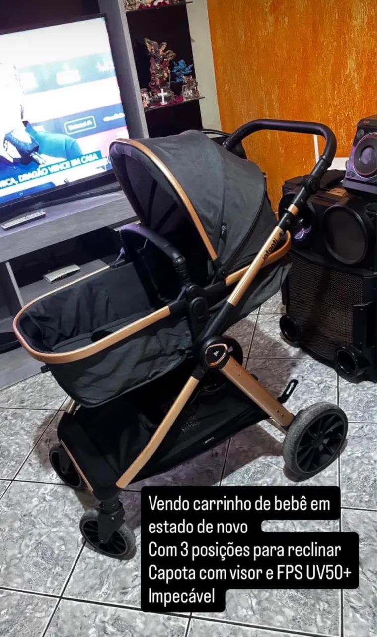 Carrinho de bebê, semi novo  - Foto 4