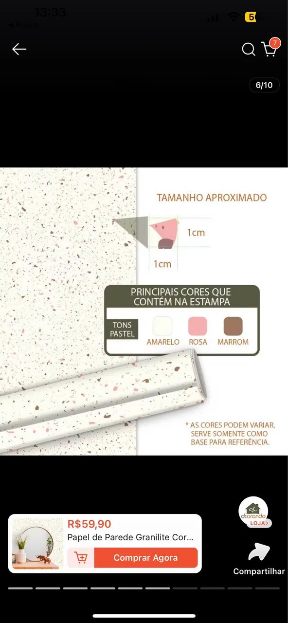 Papel de parede granilite  - Foto 2