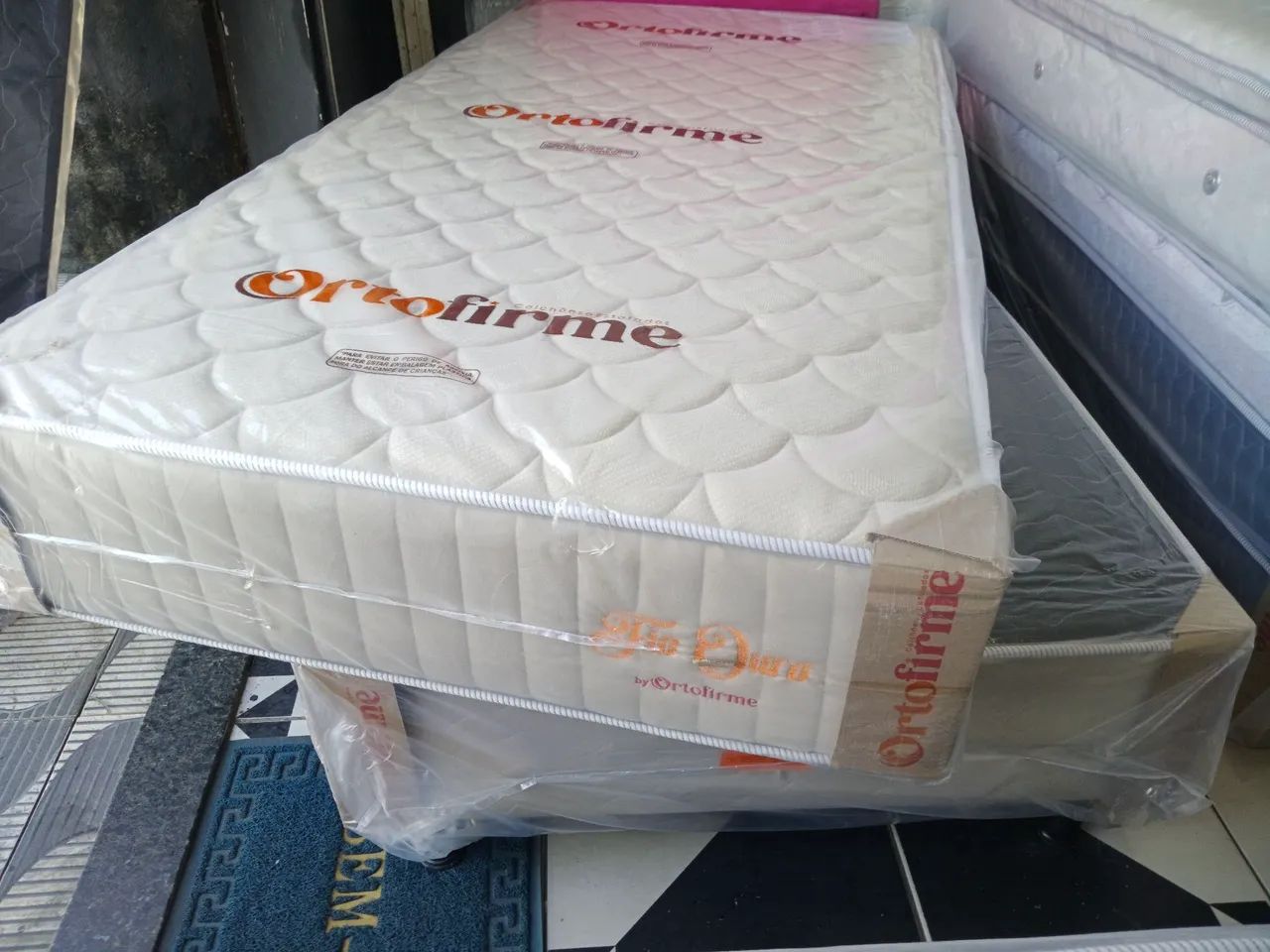 CAMA BOX SOLTEIRÃO DE MOLAS ENSACADAS  - Foto 3