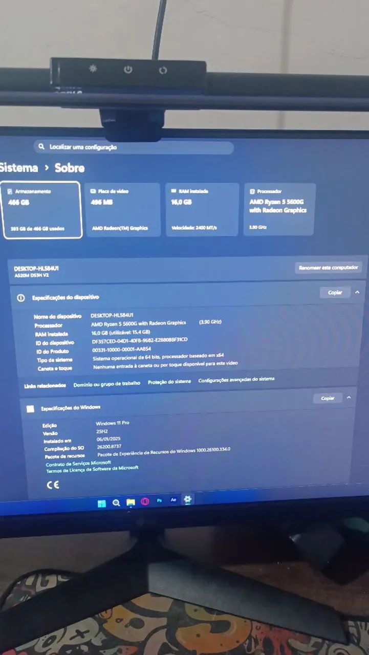 PC GAMER COMPLETO RYZEN 5 5600GT
