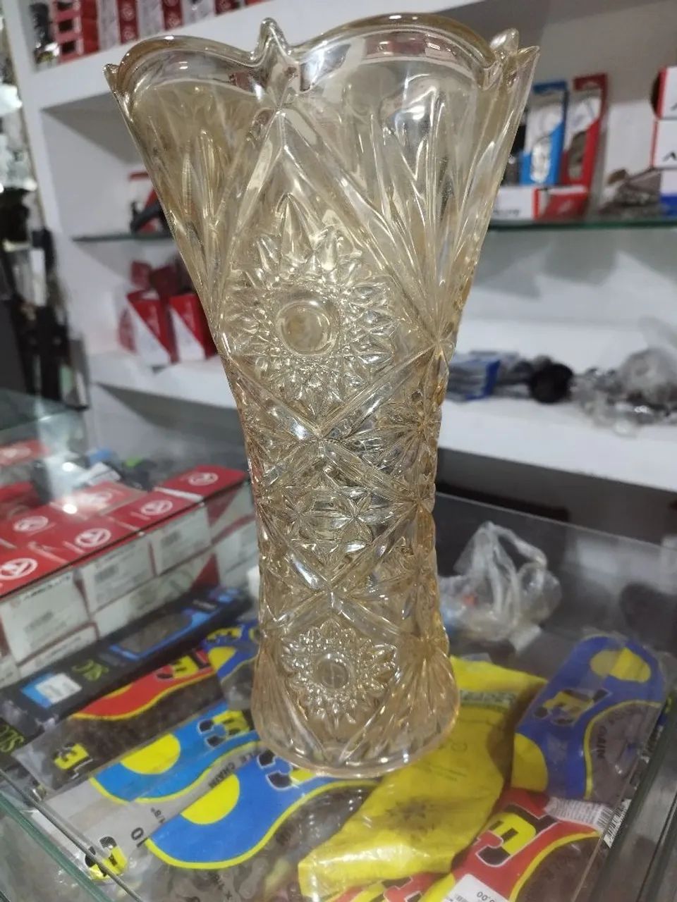 VASO DE VIDRO AMBAR - Foto 2