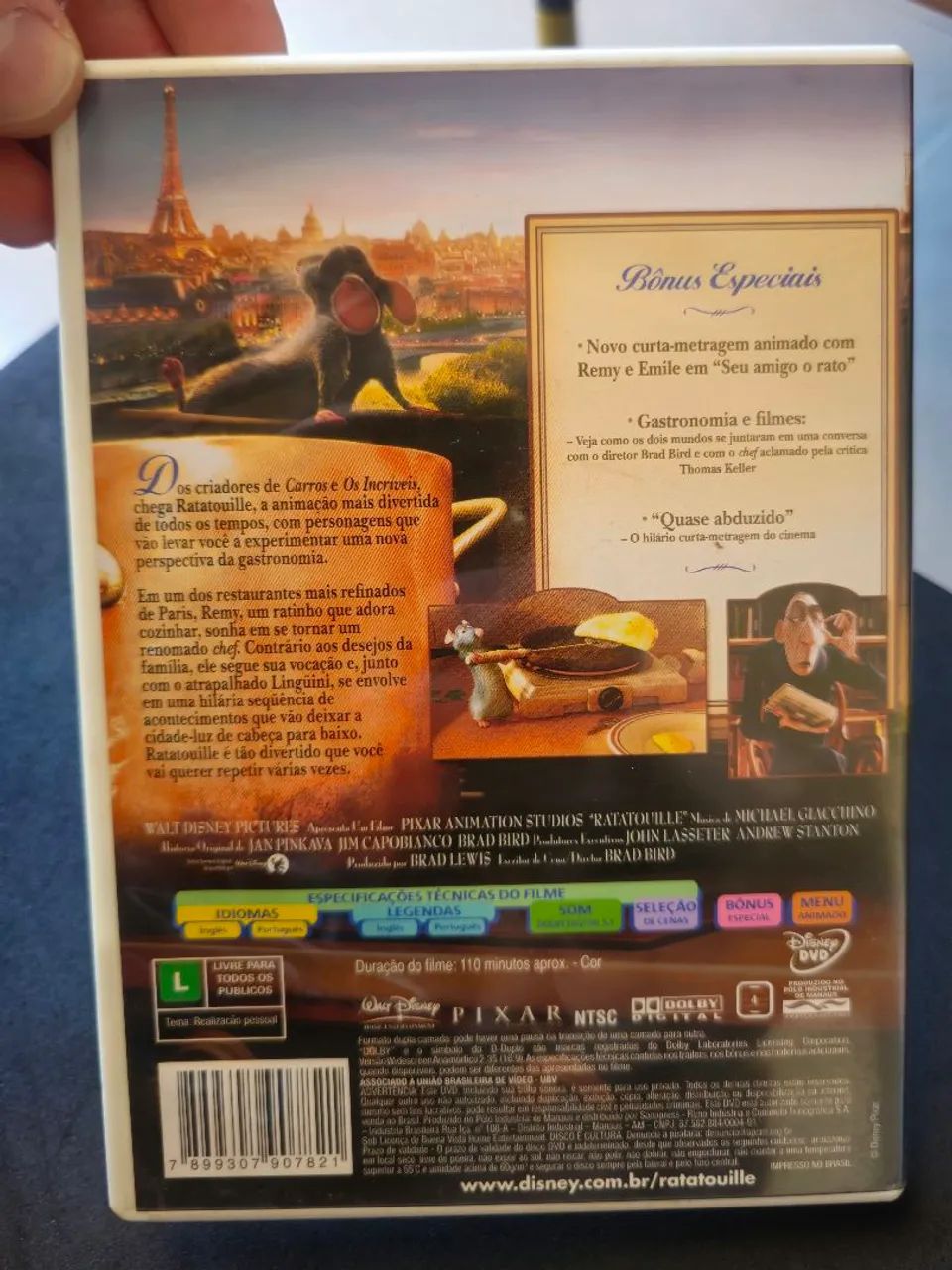 DVD Ratatouille - Disney Pixar - Foto 2