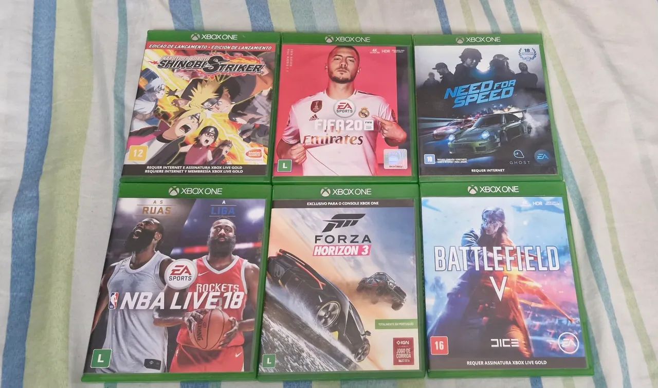 Lote de Jogos de Xbox One S