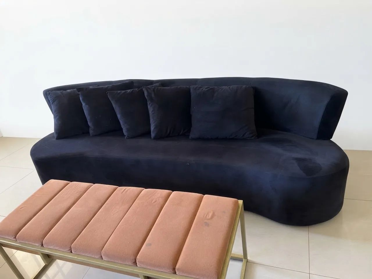 Sofá Curvo Design Orgânico
