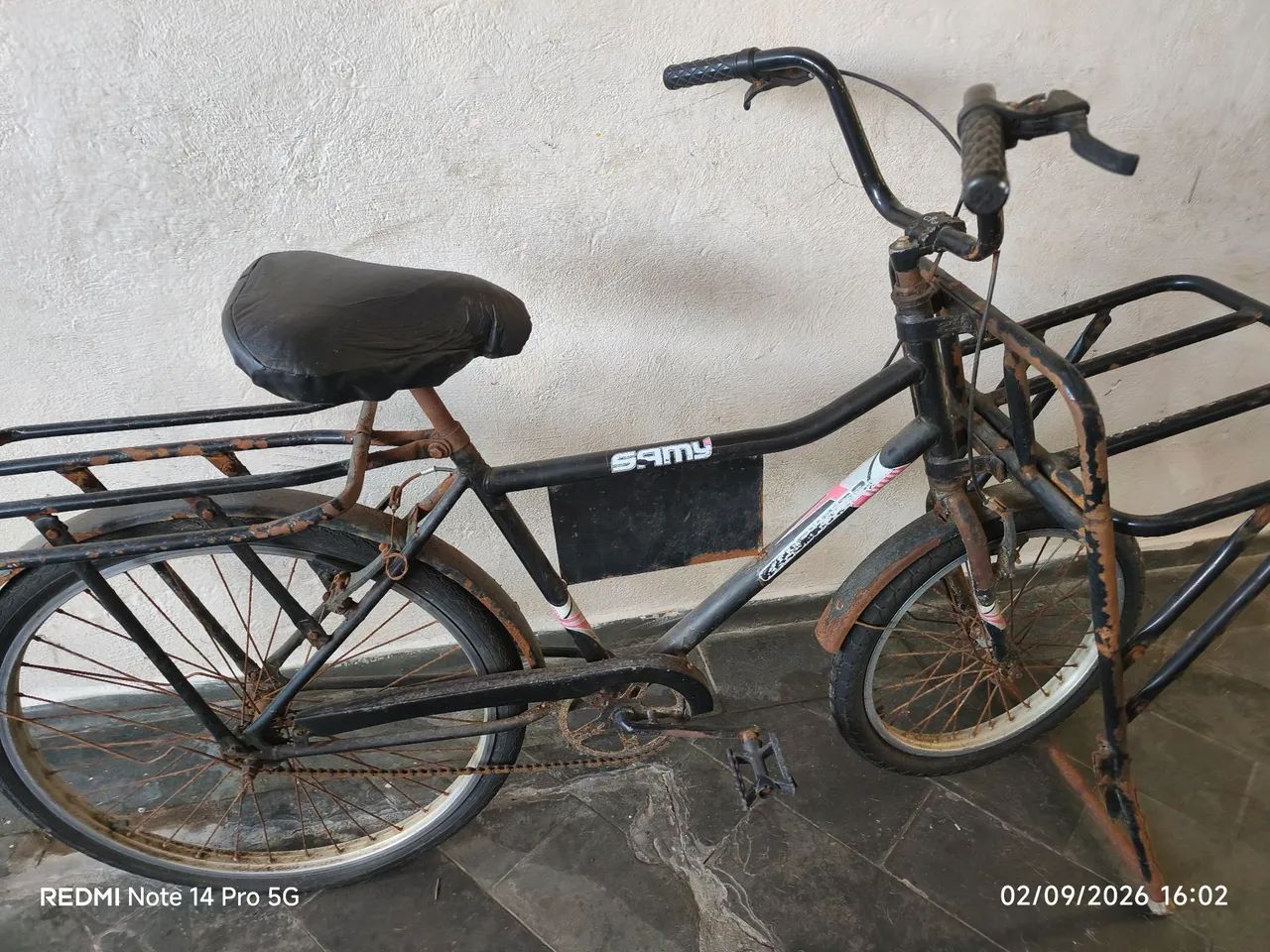 Bicicleta cargueira 