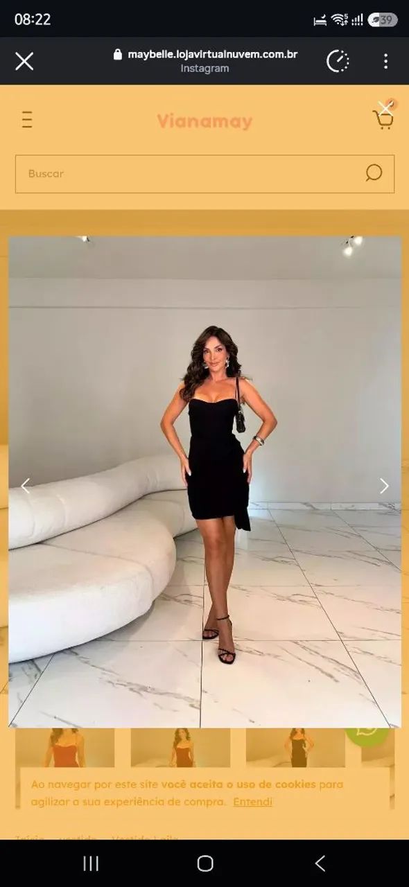 Vestido Preto Curto - Foto 2