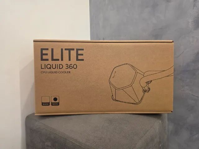 Water Cooler CoolerMaster Elite Liquid 360mm Branco