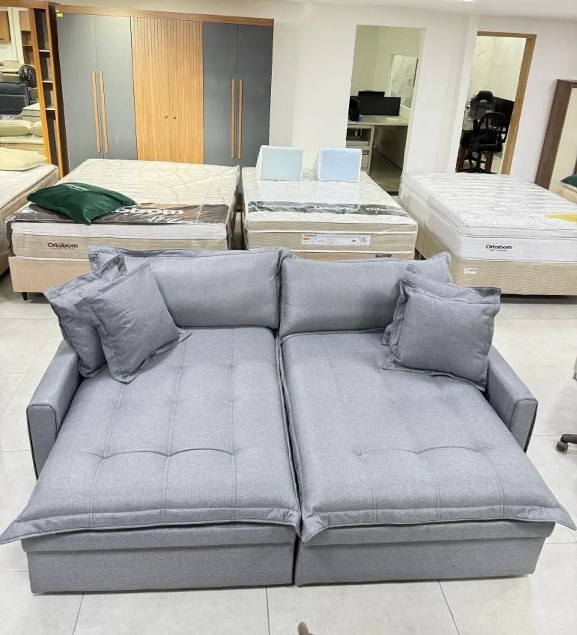 Estofado Cama-Baú Caroline  - Foto 2