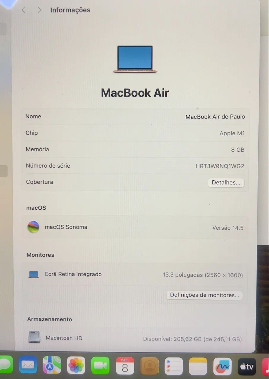 ? MACBOOK AIR M1 ? IMPECÁVEL! ?  - Foto 5
